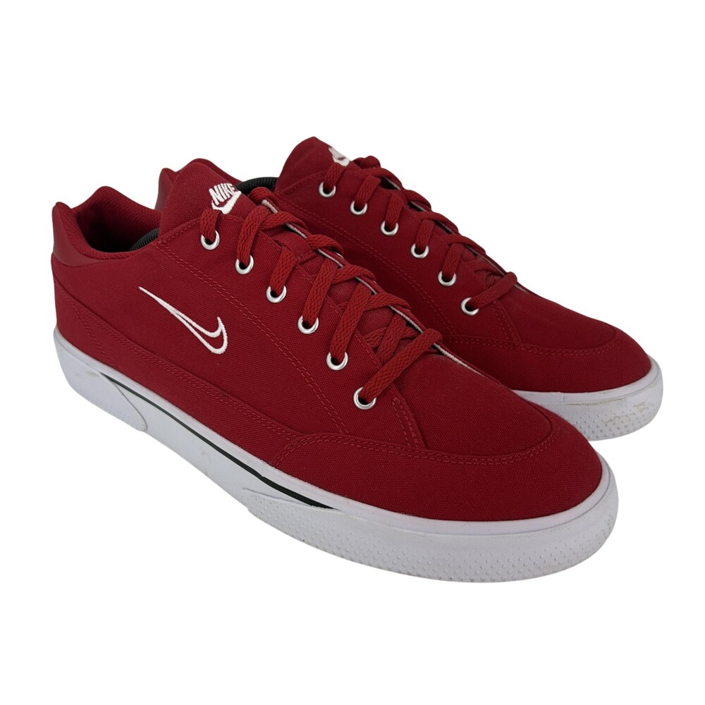 Nike Shoes Mens Size 12 Retro GTS 97 Red Canvas Low Top Casual Comfort Sneakers